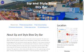 Sip and Style Blow Dry Bar