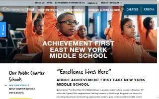 Achievement First East New York Middle School website