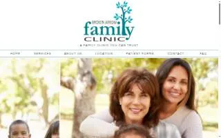 Broken Arrow Family Clinic website