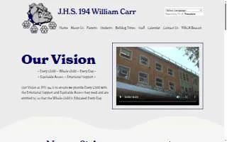 J.H.S. 194 William Carr website