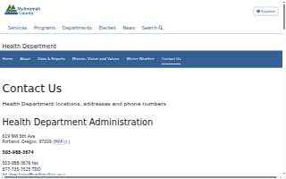 Multnomah County Health Department - North Portland