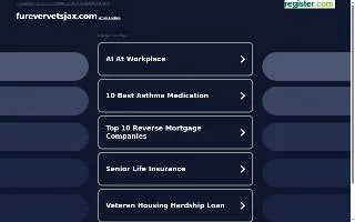 Furever Vets Central Urgent Care & Pet Resort website