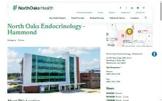 North Oaks Endocrinology Clinic website