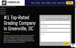 Unbridled Construction website