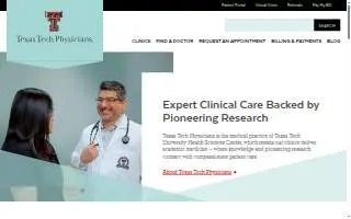 Texas Tech Physicians website