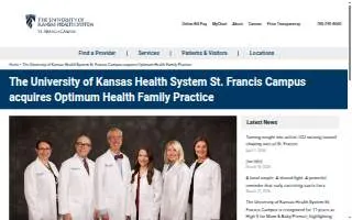 Optimum Health Family Practice website