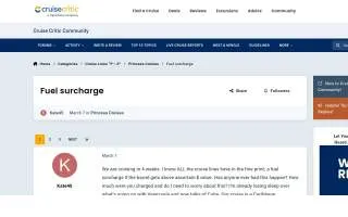 Cruise Room website