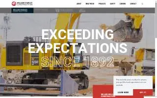 William Charles Construction website
