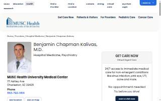 Benjamin Chapman Kalivas, MD