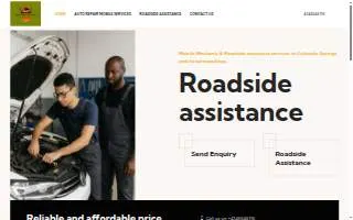 Roadside Mobile Mechanic of Raleigh website