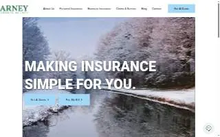Barney Insurance - Lincoln website