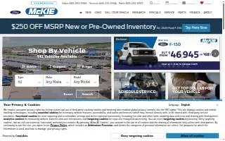 McKie Ford website