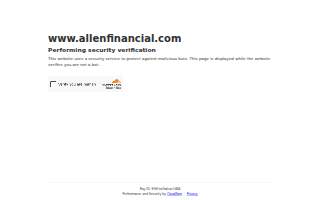 Allen Financial & Allen Wealth and Asset Management
