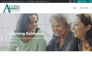 Allen Financial & Allen Wealth and Asset Management of Salt Lake City website