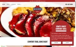 Huckleberry Grill website