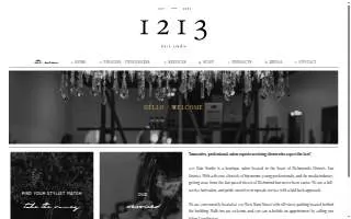 1213 Hair Studio website