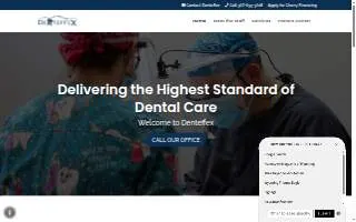 Denteffex website