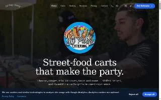 SD Party Catering website