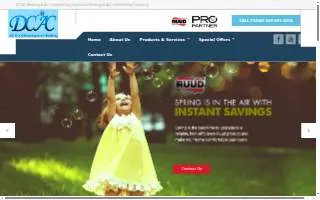 DC/AC Air Conditioning and Heating website