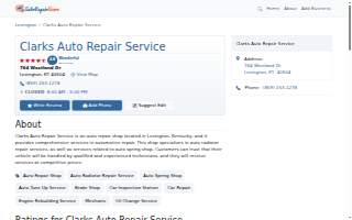 Clarks Auto Repair Service