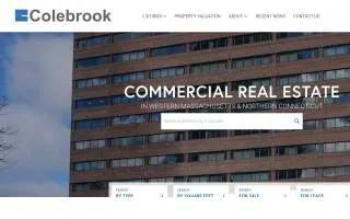 Colebrook Realty Services Inc of Springfield website