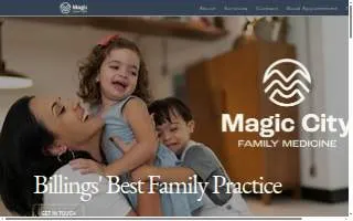 Magic City Family Medicine website