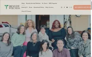 Remedy Wellness website
