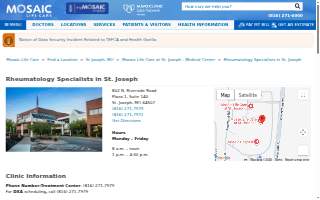 Mosaic Life Care at St. Joseph - Rheumatology Care