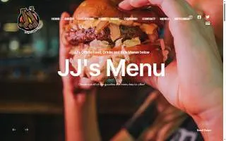 JJ's Grill website