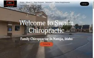 Swaim Chiropractic, Inc. website
