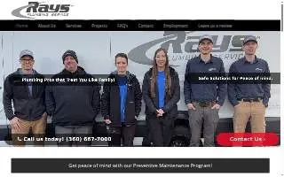 Ray's Plumbing & Sewer Service website