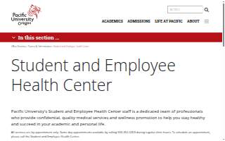 Pacific University Student Health Center - Hillsboro
