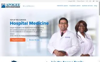 Apogee Physicians - St. Vincent Hospital website