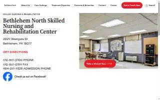 Bethlehem North Skilled Nursing and Rehabilitation Center website