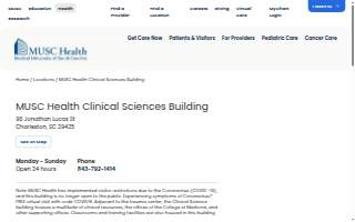MUSC Health Clinical Sciences Building
