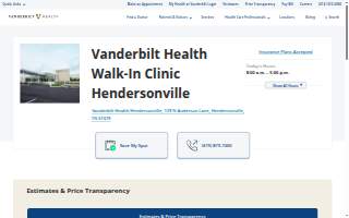 Vanderbilt Health Walk-In Clinic Hendersonville