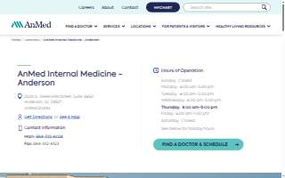 AnMed Internal Medicine - Anderson