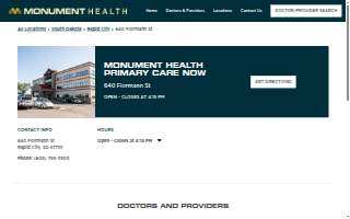 Monument Health Primary Care NOW