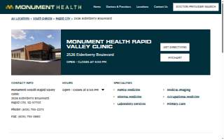 Monument Health Rapid Valley Clinic