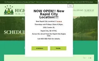 High Pines Medical Marijuana Clinic -Rapid City website