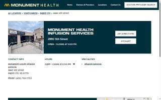 Monument Health Infusion Services