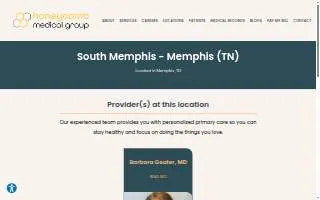 South Memphis Clinic website