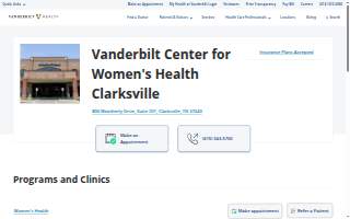 Vanderbilt Center for Women's Health Clarksville