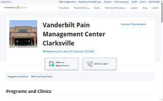 Vanderbilt Pain Management Center Clarksville