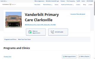 Vanderbilt Primary Care Clarksville