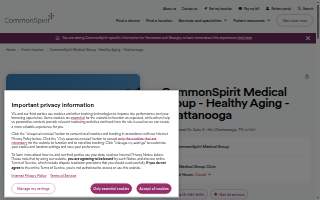 CommonSpirit Medical Group - Healthy Aging - Chattanooga