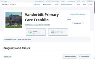 Vanderbilt Primary Care Franklin