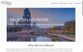 Milborn Advisors website