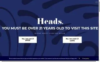 Heads Up Hair Studio website