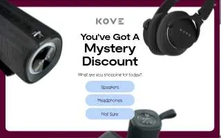 The Kove website